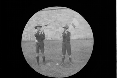 1912 - 2nd Kingston camp - teaching signalling